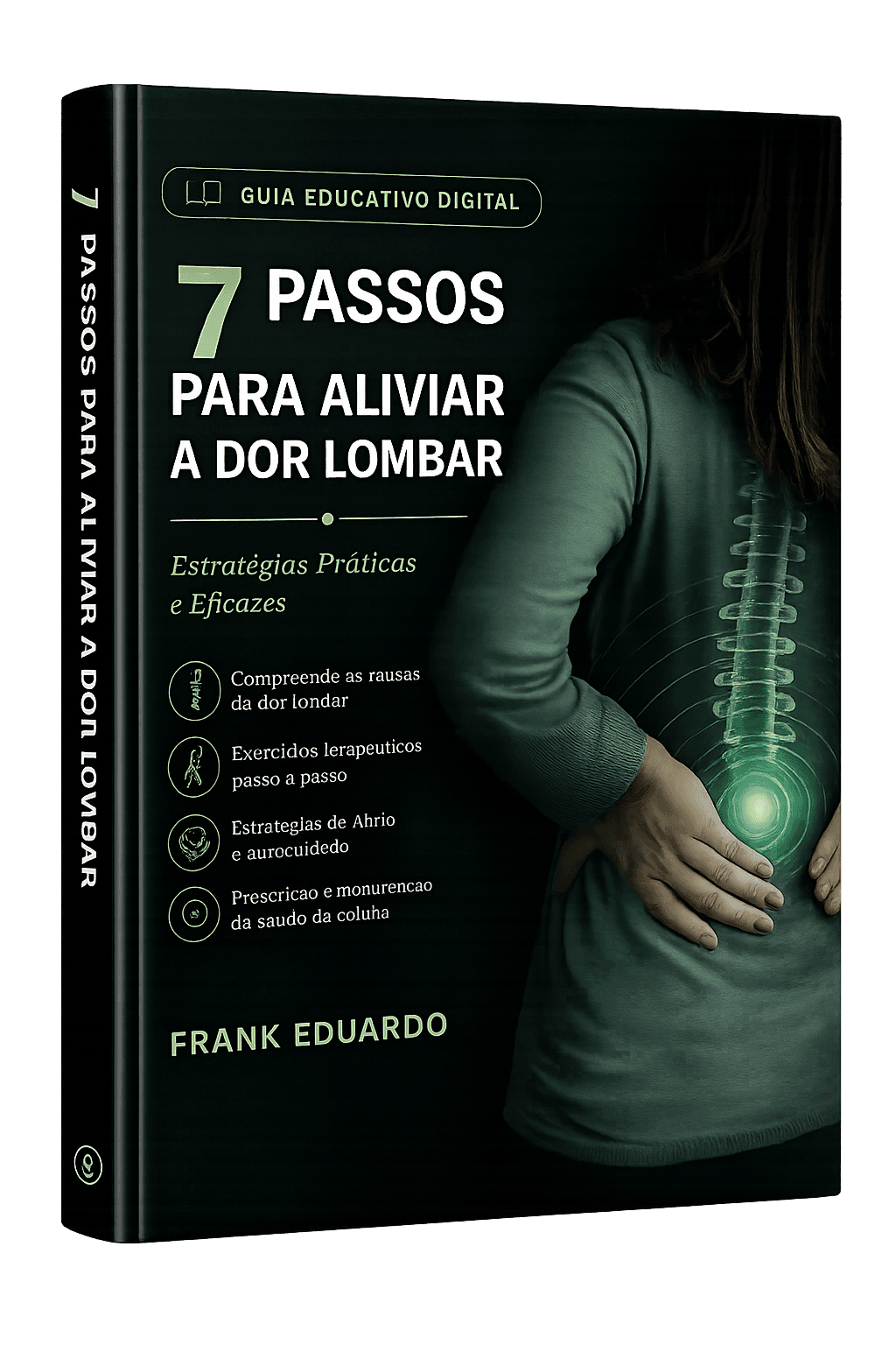 Capa do ebook 7 Passos para Aliviar a Dor Lombar